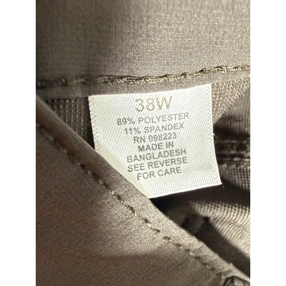 Magellan Pants Men's 38 Grey Classic Fit Moisture Wicking Fishing Outdoor